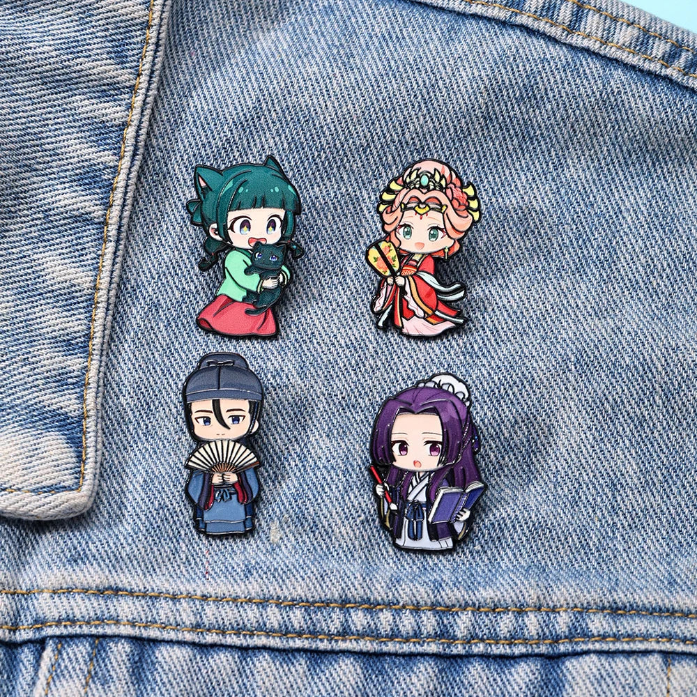 The Apothecary Diaries Maomao Jinshi Enamel Pins