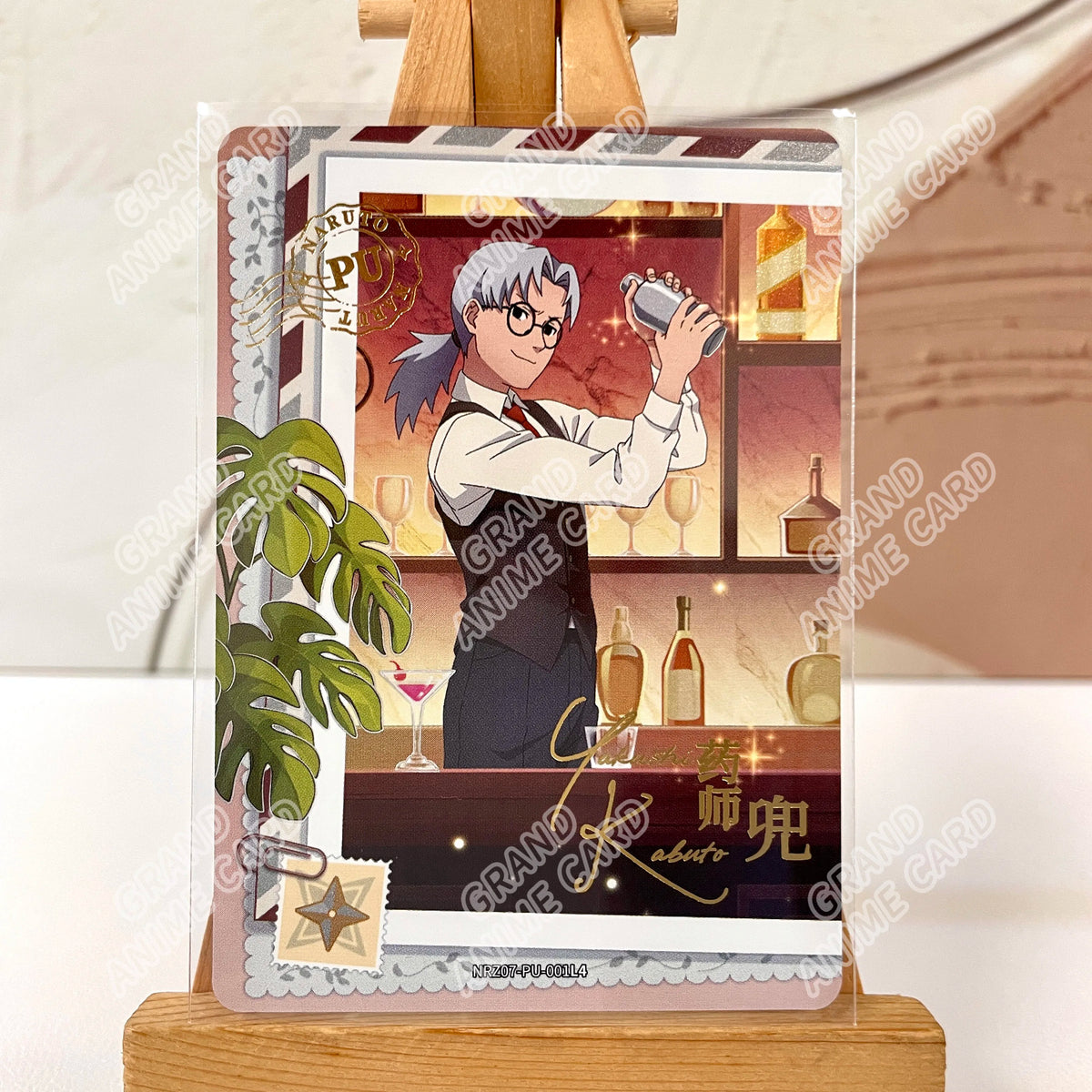 Kayou Original Naruto Card W6T4 W7T4 W8T4 PU Full Series Single Card No.01-08 Rare Itachi Uchiha Anime Collection Card Toy Gift