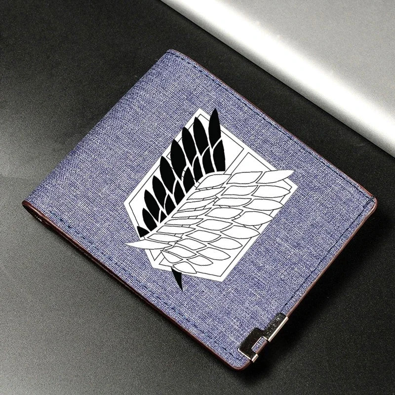 Anime Shingeki No Kyojin/Attack on Titan Cosplay Wallet Coin Purse Multi-card Bit High Appearance Level Exquisite Delicacy Gift