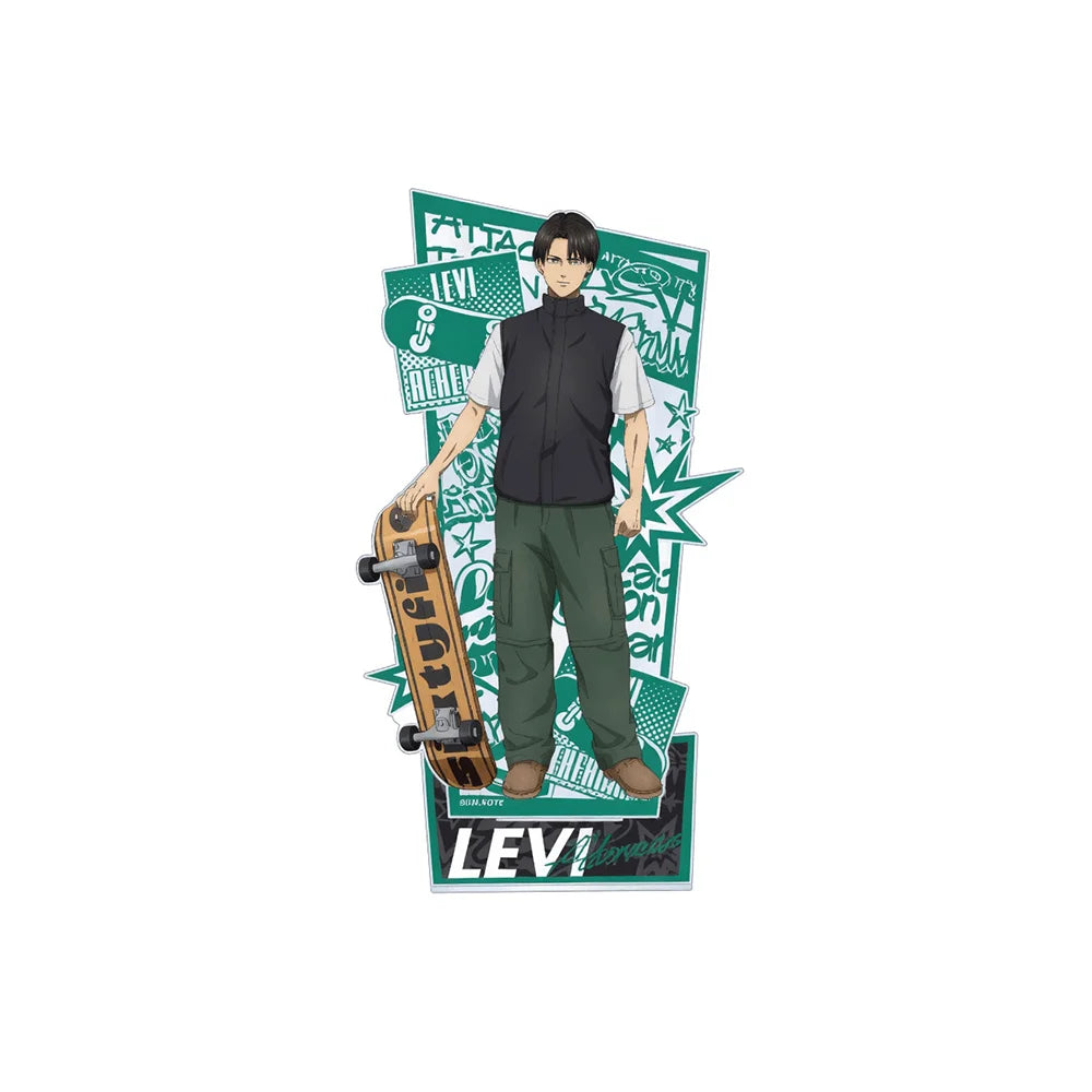 Attack On Titan Annie Leonhart 15cm Acrylic Stand Keychain Casual Streetwear Ver Tabletop Ornament Desk Room Decor Figure Gift