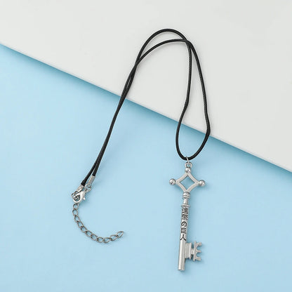 Anime Attack on Titan Necklace Vintage Punk Key Modeling Pendant Cosplay Jewelry Accessories Creative Gifts for Women Men