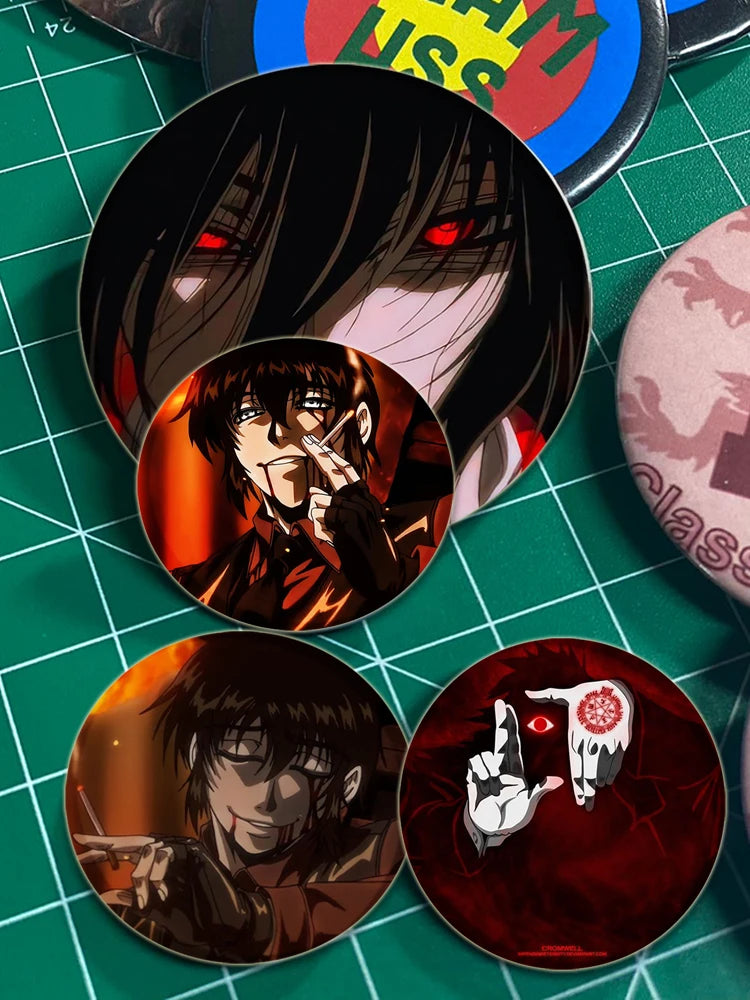 Hellsing Ultimate Alucard Pin Button