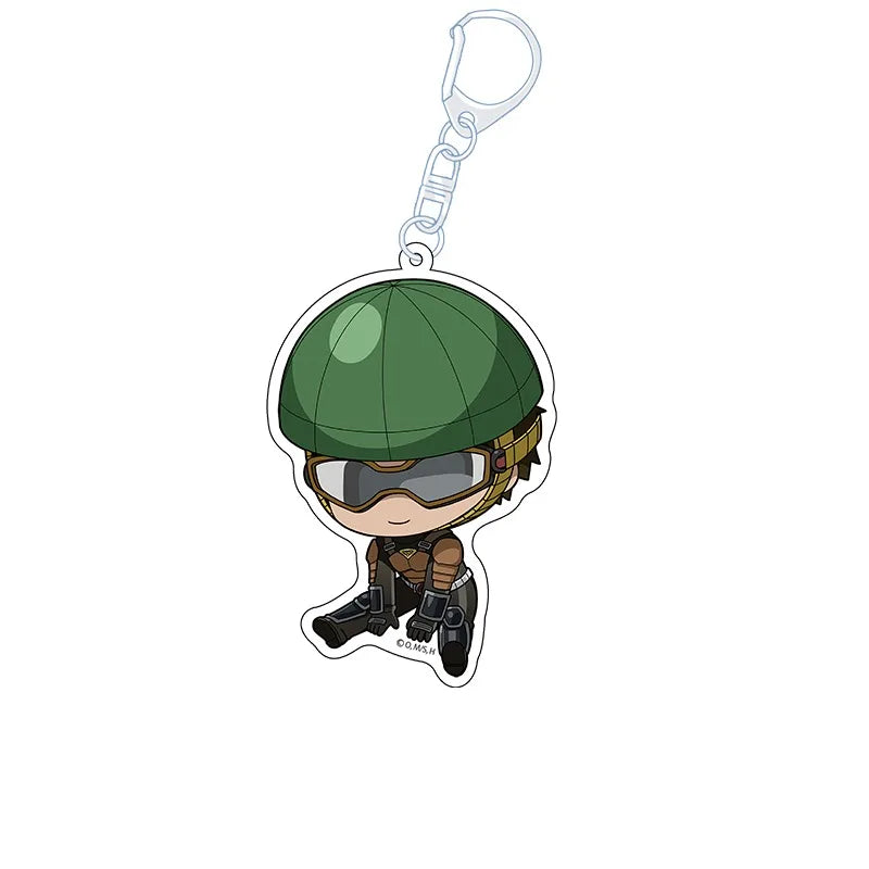 One Punch Man King Acrylic Keychain