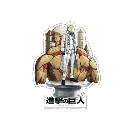 Gift Eren Levi Mikasa Attack on Titan Acrylic Transparent Standee Desk Decoration Anime Collectible Figure Display Ornament