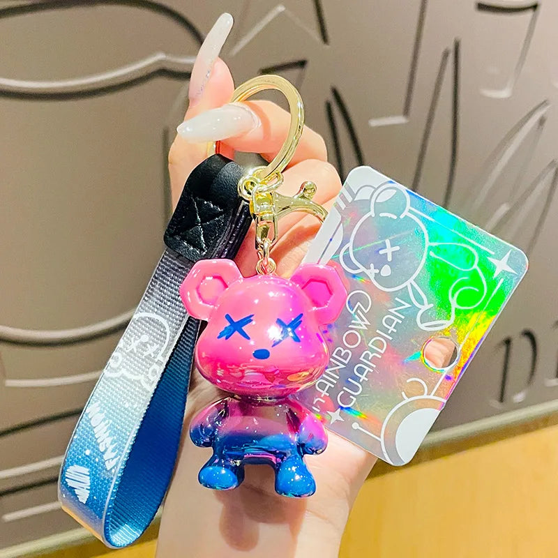 Bear Graffiti Acrylic Keychain