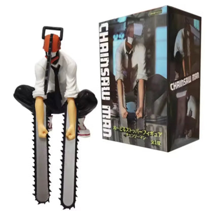 19cm Chainsaw Man Denji Anime Figure Denji/Power Action Figure 1560 Chainsaw Man Denji Figurine Adult Collectible Model Doll Toy