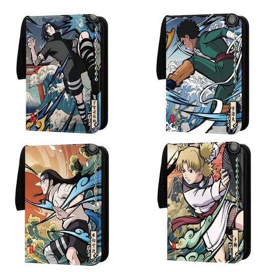 Anime NARUTO 400pcs/900pcs Card Album Book Collection Card Zipper Game Cards Sasuke Sakura Kakashi Binder Holder kids toy Gift