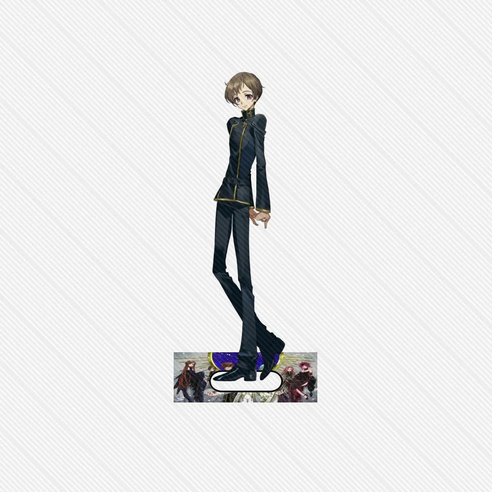 15cm Anime Lelouch Lamperouge Acrylic Keychain Characteristic Characters Ornament Accessories Goods Collection Christmas Gifts