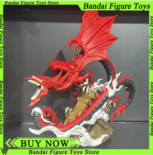 32CM Yu-Gi-Oh Figure Slifer the Sky Dragon Anime Duel Monsters Action Figurine LEGION PVC Gk Statue Model Doll Collection Toys