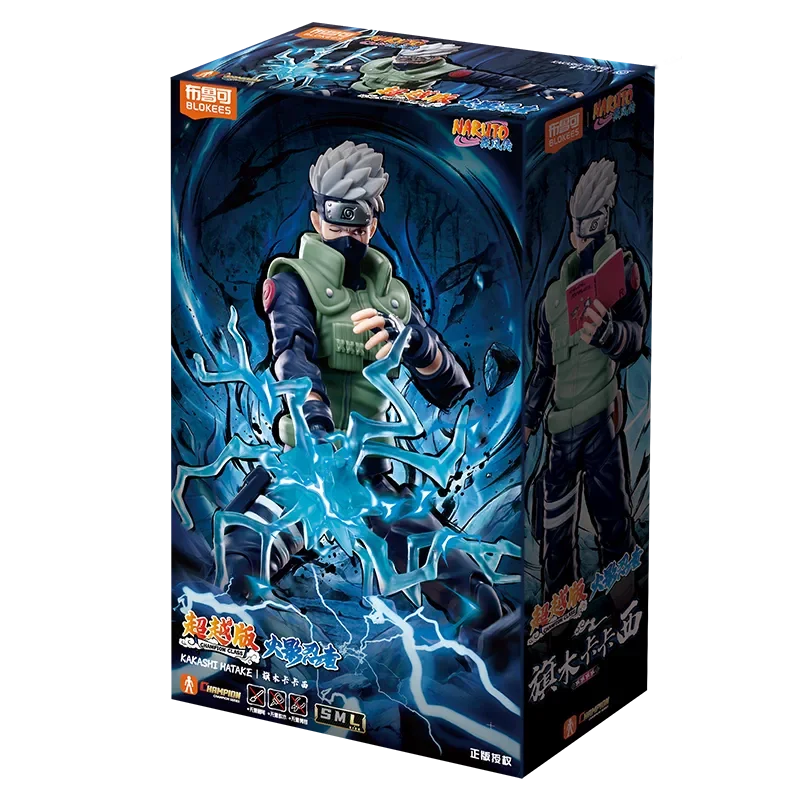 Blokees Naruto Champion Class Sakura Haruno Kakashi Hatake Multi Joint Buildable Figurine Spare Hands Fine Ninja Paint Toy Gift