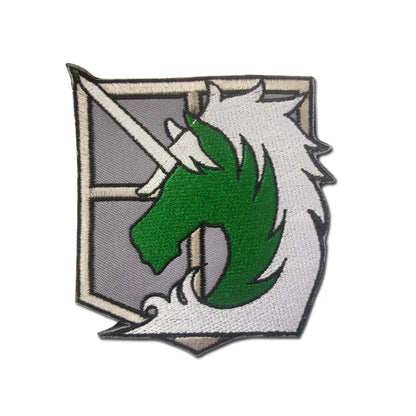 Attack on Titan Wings of Freedom Cosplay Patch Embroidery  Badge for Clothing, Armband, Hook & Loop Apparel Patches, 1PC