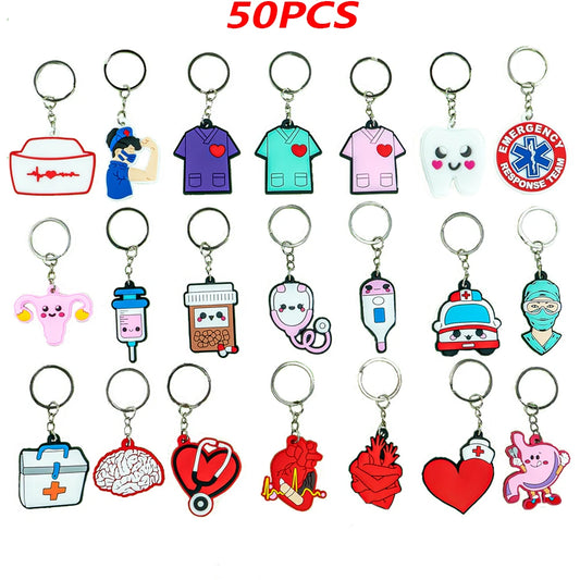 Medical Stethoscope Keychain
