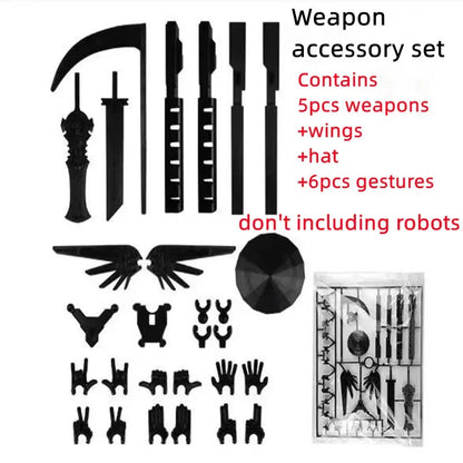 3D Printed Multi-Jointed Movable Shapeshift Robot Action Figure with Full Articulation for Stop Motion Animation 5 Action Figure