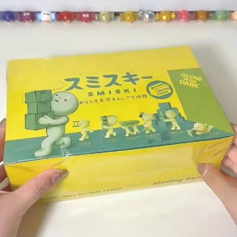 Sonny Angel Mini Figure Smiski Birthday Sunday Living Yoga Work Bath Hippers Moving Series Mystery Surprise Blind Box Toys Gifts