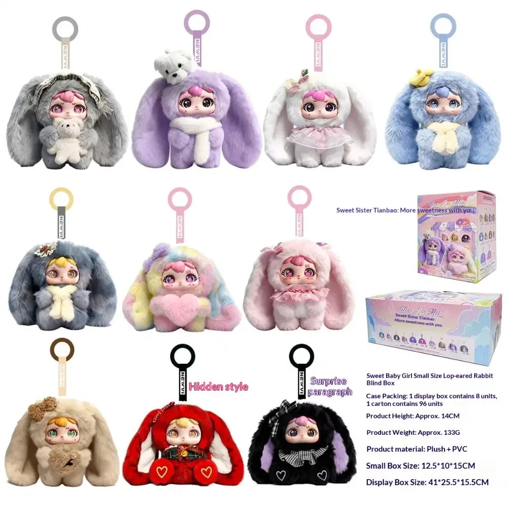 Sweet Girl Blind Box  Doll Anime Figurine Girls Desktop Ornament Collection Birthday Christmas Gifts