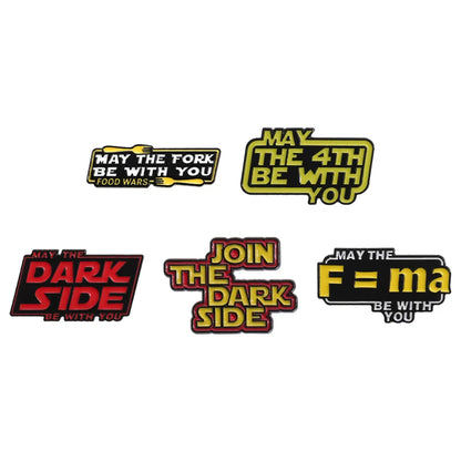 Food Wars May The Fork Be With You Enamel Pin