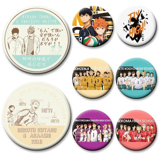 Haikyuu!! Anime Brooch Badge