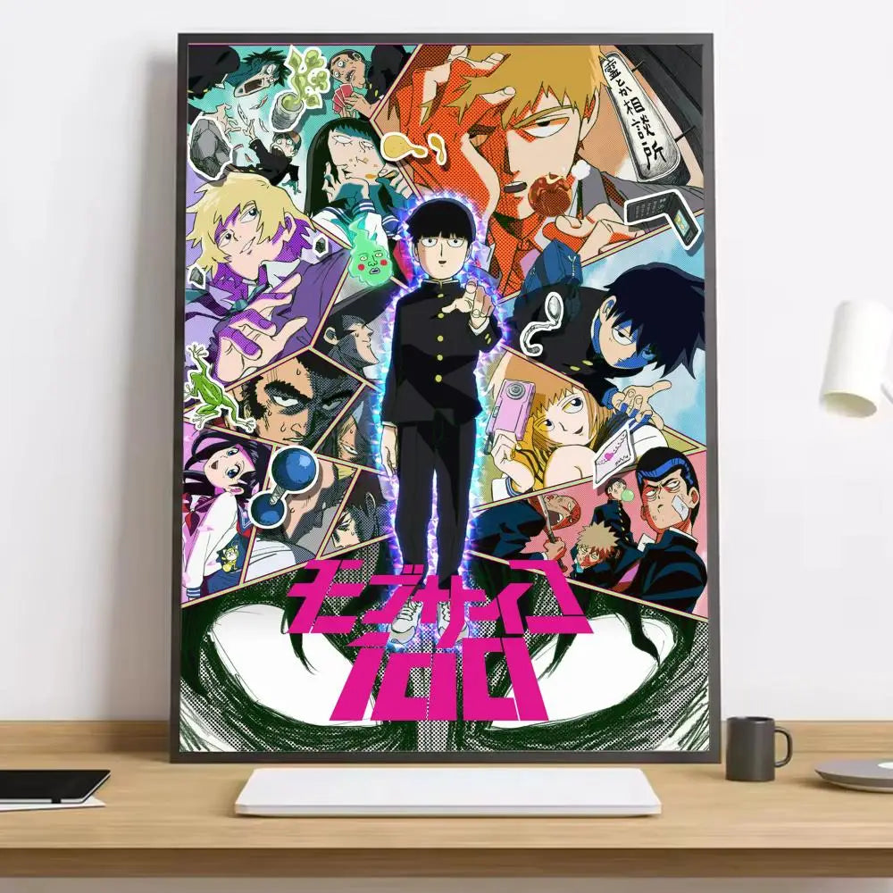 Mob Psycho 100 Reigen Canvas Poster