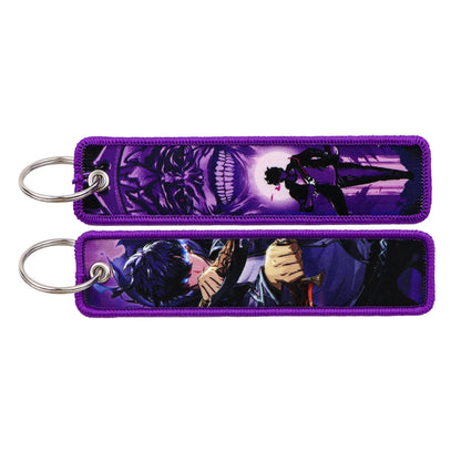 Anime Character Embroidery Keychain