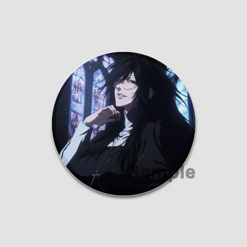 Hellsing Ultimate Alucard Pin Button