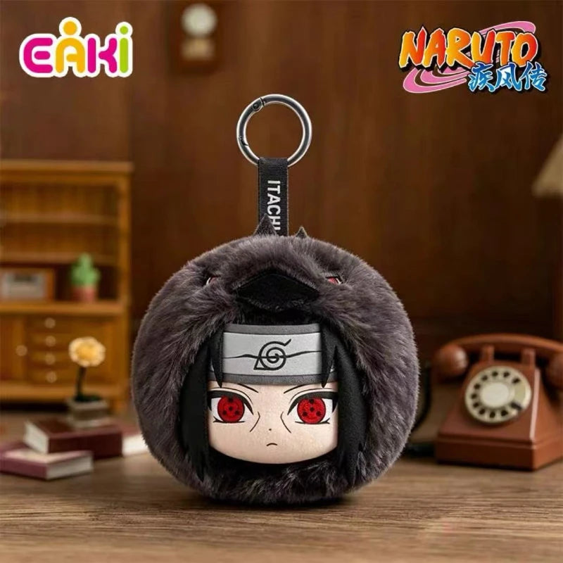 EAKI Naruto Shippuden Special Color Series Earphone Bag Blind Box Itachi Sasuke Cute Keychain Trendy Toys Surprise Pendants Gift